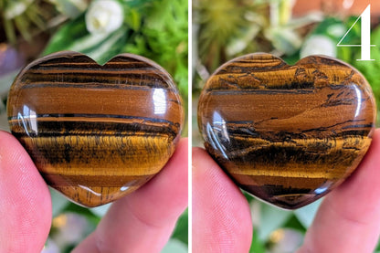 Tiger Eye Heart
