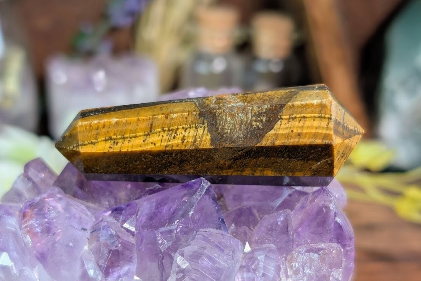 Tiger Eye Mini Wand