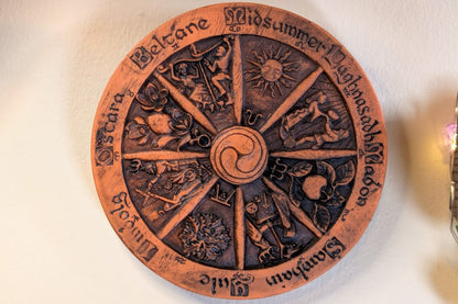 Wheel of the Year Plaque