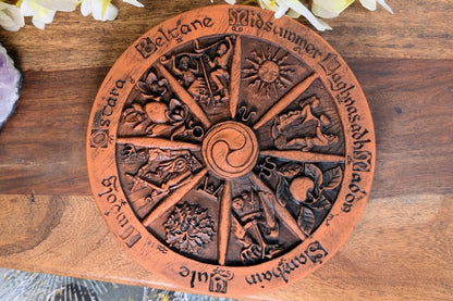 Wheel of the Year Plaque