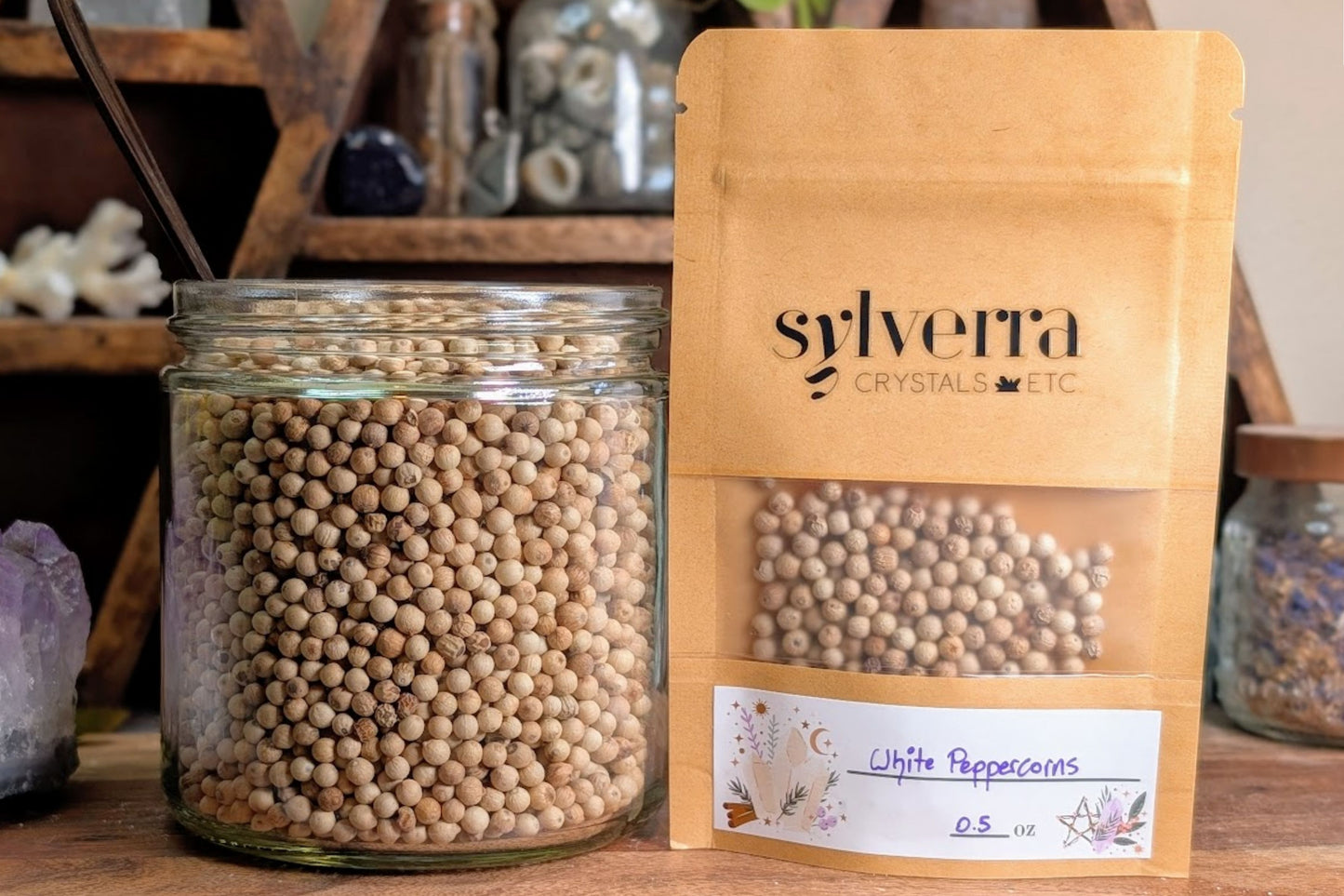 White Peppercorns - 0.5 oz Bag