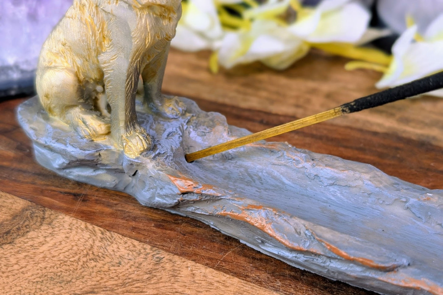 Wolf Incense Holder