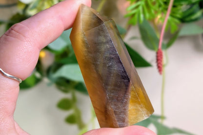 Yellow Fluorite Point
