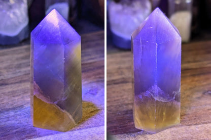 Yellow Fluorite Point