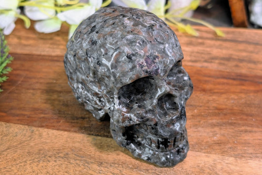 Yooperlite Skull with Embellishment