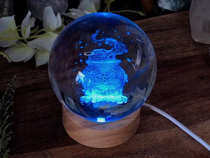 Glass Cauldron Sphere