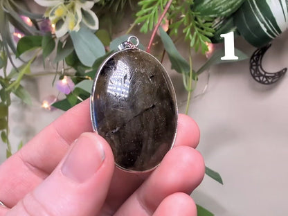 Labradorite Cabochon Necklace