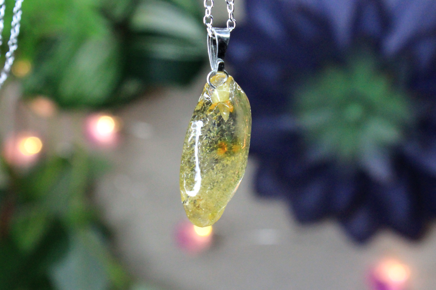 Amber Free Form Necklace