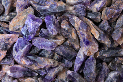 Amethyst Rough Points - 2 oz Bag