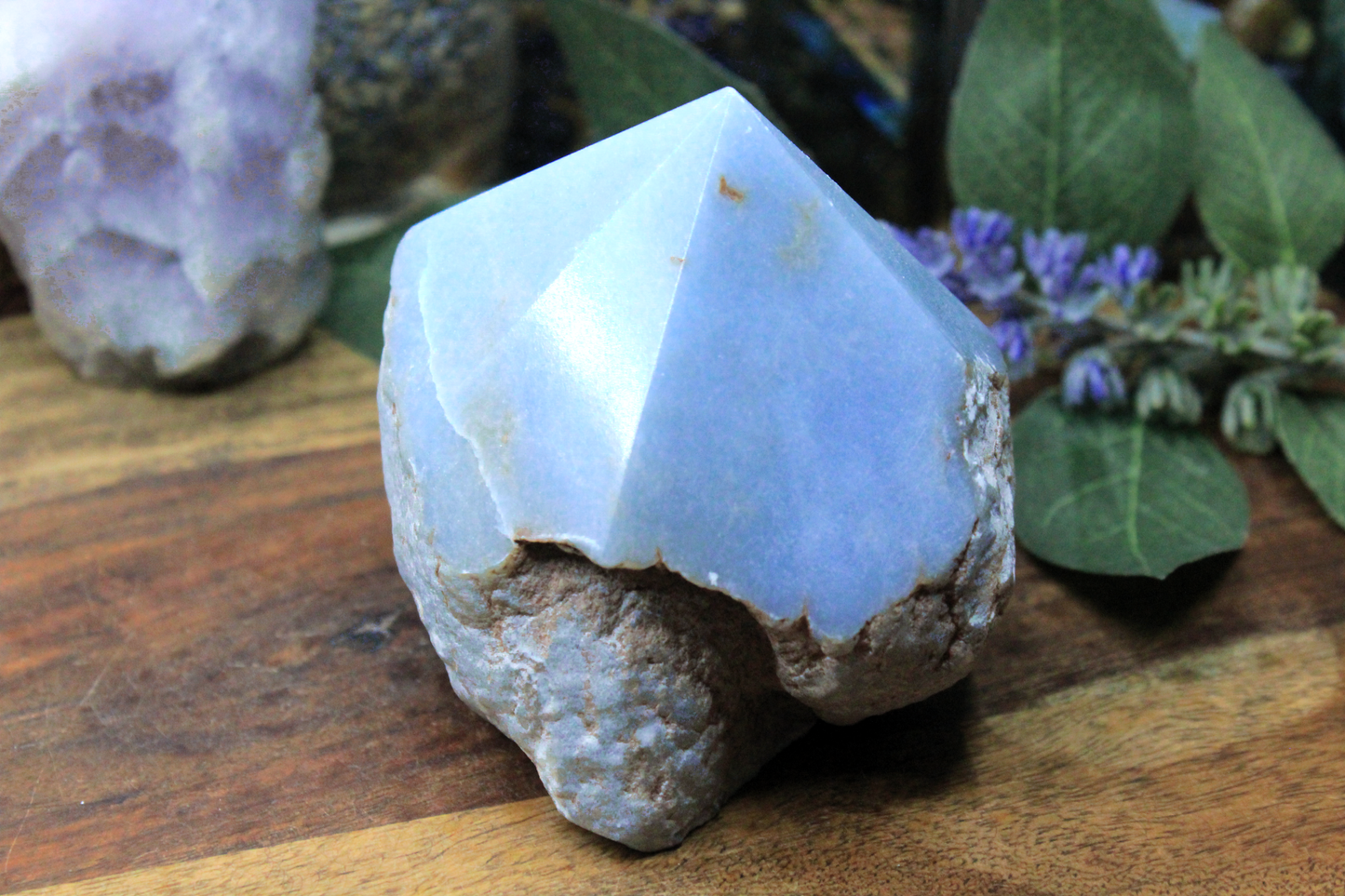 Angelite Polished Top Point