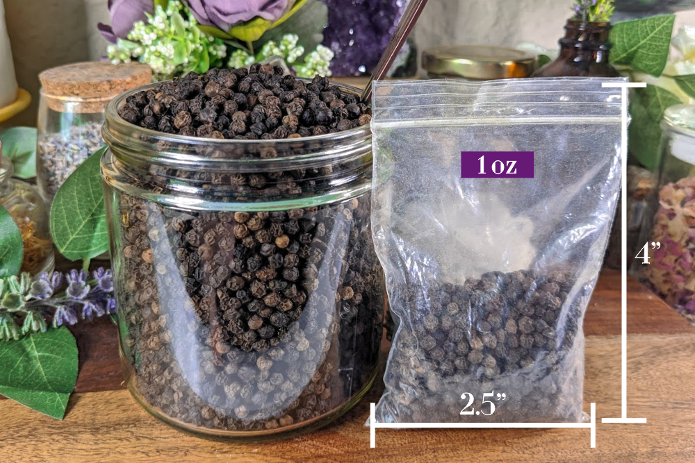 Black Peppercorns - 0.5 oz Bag