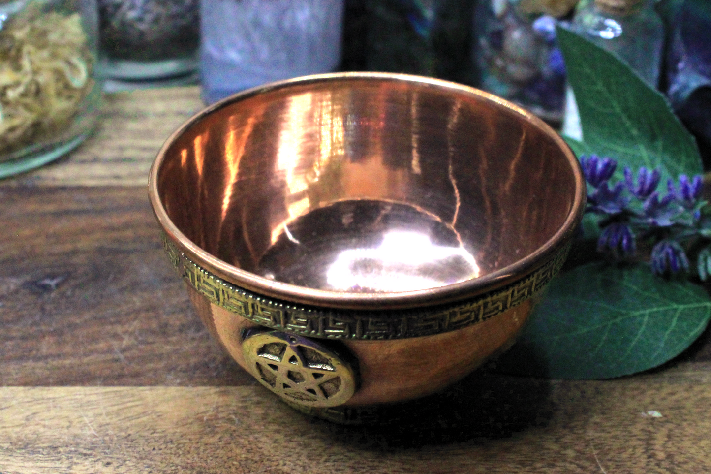 Copper Bowl - Pentacle