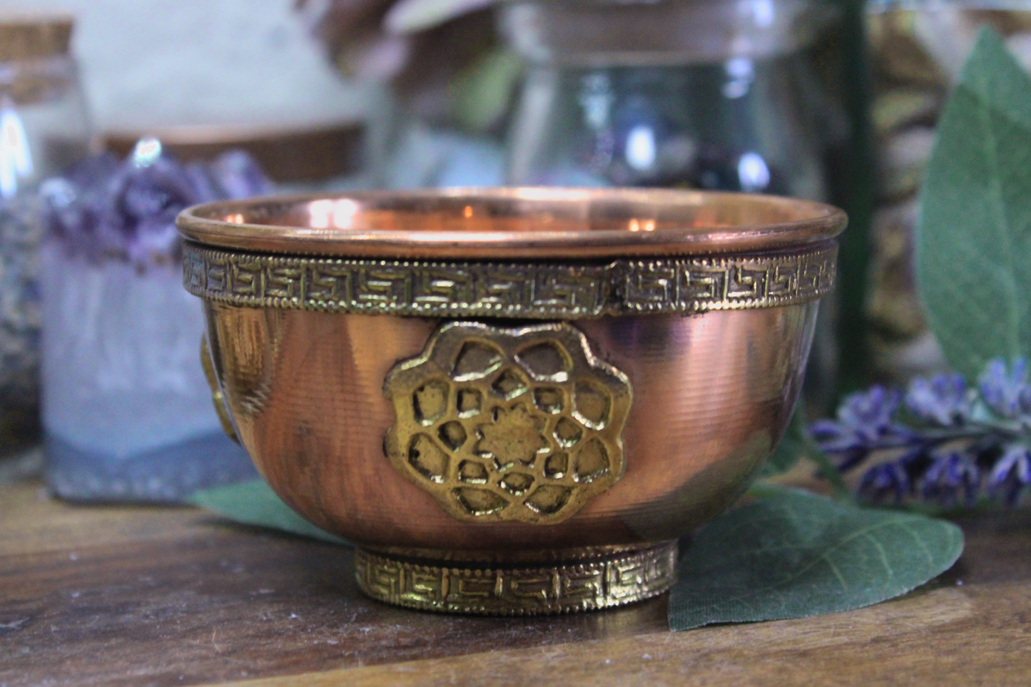 Copper Bowl - Lotus