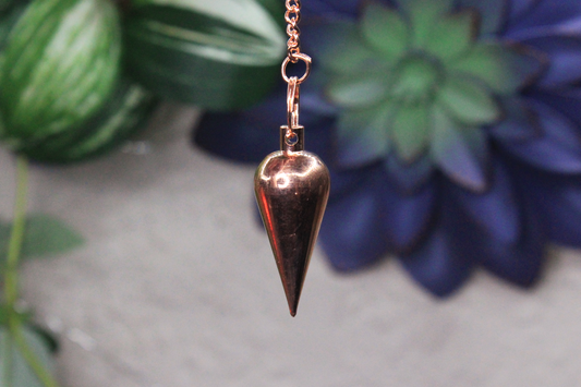 Copper Pendulum - Tear Drop