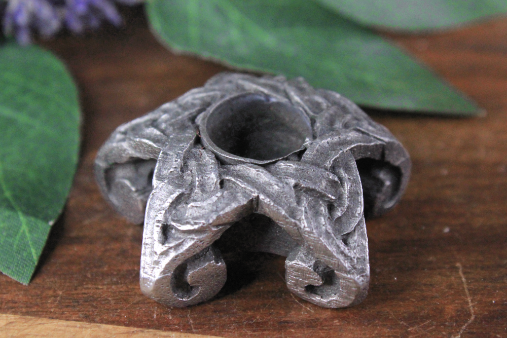 Pewter Star Chime Candle Holder