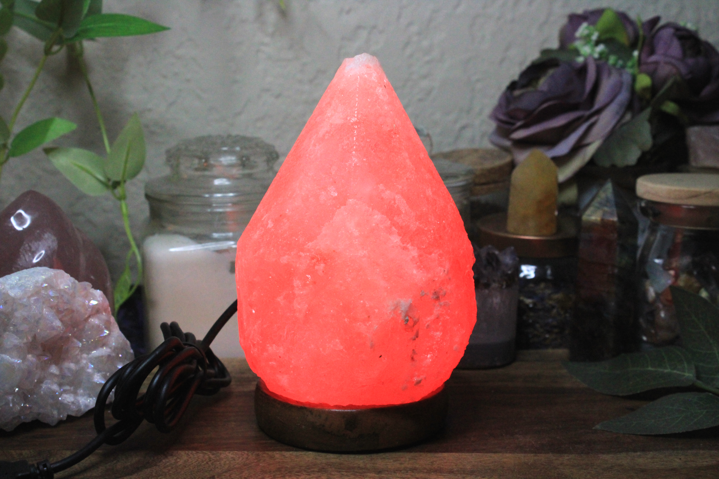 Pink Himalayan Salt Point USB Lamp